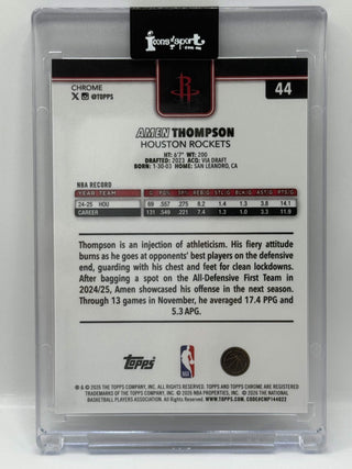 2025-26 Topps Chrome Update Amen Thompson Geometric 47/99
