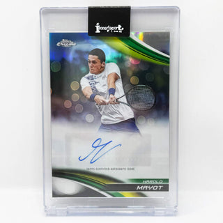 2025 Topps Chrome Tennis Harold Mayot Refractor Auto #CA-HMT