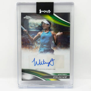 2025 Topps Chrome Tennis Whitney Osuigwe Refractor Auto #CA-WOE