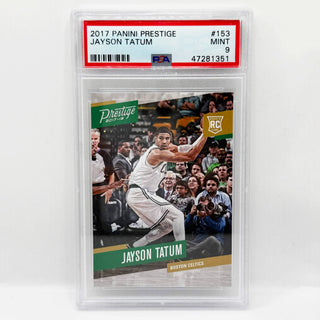 2017-18 Panini Prestige Jayson Tatum Rookie PSA Mint 9