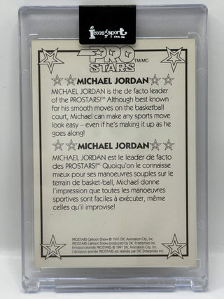 1991 Michael Jordan Pro Stars Cartoon Card