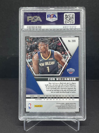 2019 Panini Mosaic Zion Williamson Rookie PSA Gem Mint 10