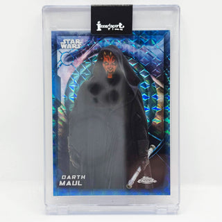 2026 Topps Chrome Star Wars Darth Maul Skywalker Blue Geometric #171