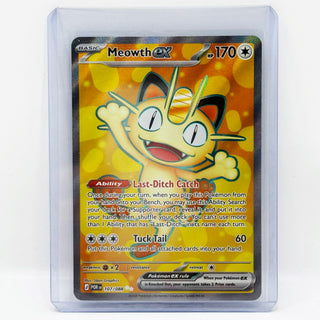 Pokémon TCG Meowth EX 107/088 Mega Evolution Perfect Order Ultra Rare
