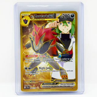 Pokémon TCG N's Zoroark ex 189/159 Journey Together Gold Hyper Rare