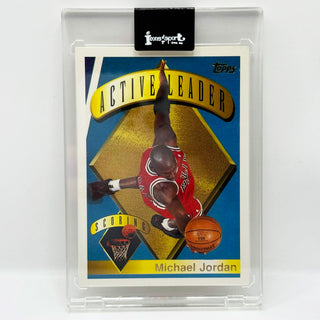 1995-96 Topps Michael Jordan Active Leader Scoring #1 (A)