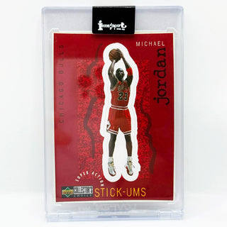 1997-98 Upper Deck Collectors Choice Michael Jordan Super Action Stick-Ums #S30
