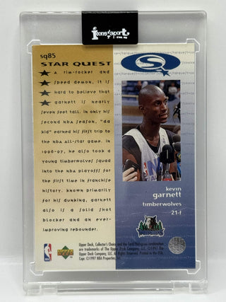 1997-98 Upper Deck Collectors Choice Kevin Garnett Star Quest #SQ85