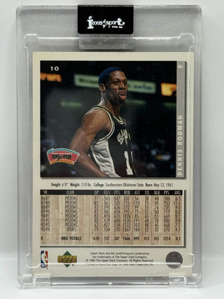 1994-95 Upper Deck Collectors Choice Dennis Rodman Silver Signature #10