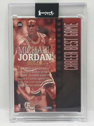 1996-97 NBA Hoops Michael Jordan Career Best Game #335