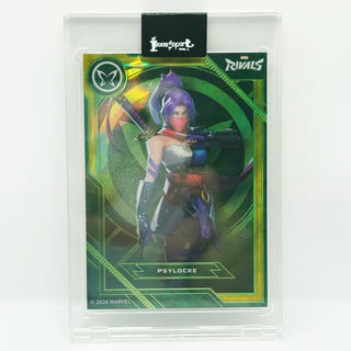2026 CardFun Marvel Rivals Psylocke Green Parallel 03/50