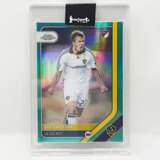 2026 Topps Chrome MLS David Beckham Aqua Refractor 027/199