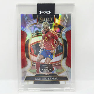 2025-26 Panini Select Road To FIFA World Cup Lamine Yamal Silver Holo - No. 68