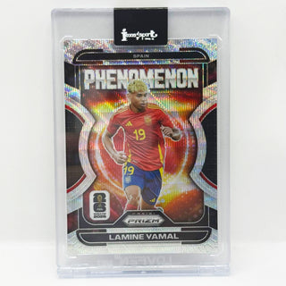 2026 Panini Prizm FIFA World Cup Lamine Yamal Phenomenon Silver Wave - No. 1