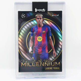 2025-26 Topps Finest UEFA Club Competitions Lamine Yamal Finest Of The Millennium #FM-6