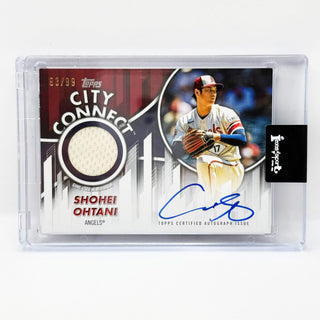 2026 Topps Shohei Ohtani City Connect Patch Auto 93/99