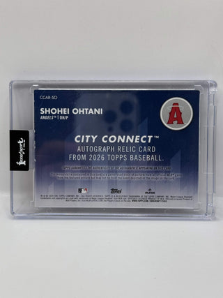 2026 Topps Shohei Ohtani City Connect Patch Auto 93/99