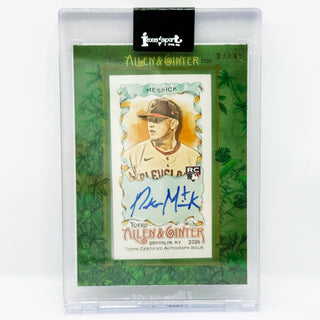 2026 Topps Allen & Ginter Parker Messick Green Foil Filigree Rookie Auto 01/99