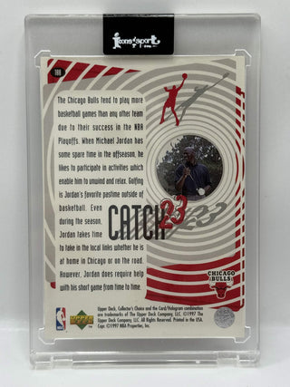 1997-98 Upper Deck Collectors Choice Michael Jordan Catch 23 Favorite Pastimes #188