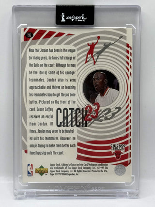 1997-98 Upper Deck Collectors Choice Michael Jordan Catch 23 Natural-Born Leader #195