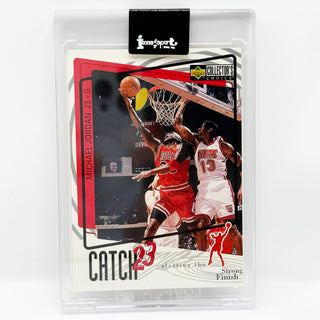 1997-98 Upper Deck Collectors Choice Michael Jordan Catch 23 Strong Finish #194
