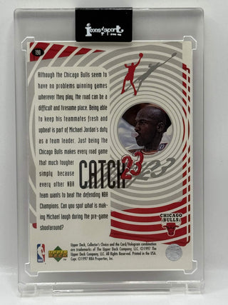 1997-98 Upper Deck Collectors Choice Michael Jordan Catch 23 Traveling Road Show #190