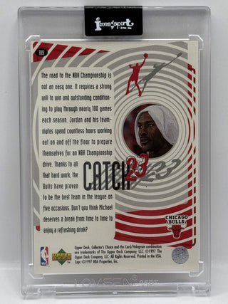1997-98 Upper Deck Collectors Choice Michael Jordan Catch 23 Championship Drive #189