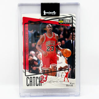 1997-98 Upper Deck Collectors Choice Michael Jordan Catch 23 Fast Break #186