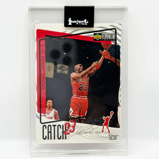 1997-98 Upper Deck Collectors Choice Michael Jordan Catch 23 Finger Roll #187