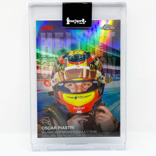 2026 Topps Chrome F1 Oscar Piastri Helmet Collection #HC-2
