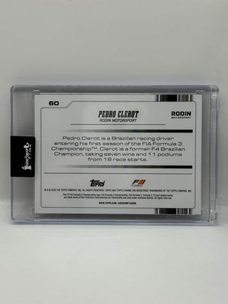 2026 Topps Chrome F1 Pedro Clerot Black Prism Refractor 05/10