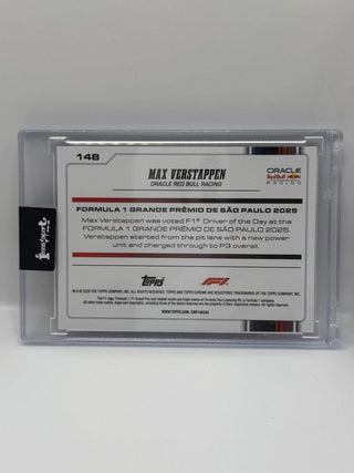2026 Topps Chrome F1 Max Verstappen Prism Refractor #148