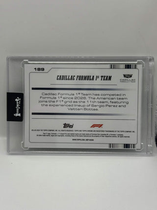 2026 Topps Chrome F1 Cadillac Team Green Refractor 85/99