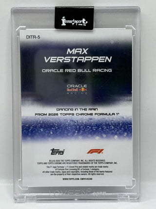 2026 Topps Chrome F1 Max Verstappen Dancing In The Rain #DITR-5