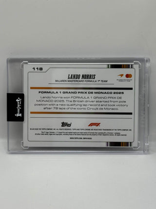 2026 Topps Chrome F1 Lando Norris Prism Refractor #118