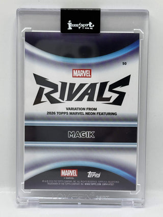 2026 Topps Marvel Neon Magik Rivals Variation #50