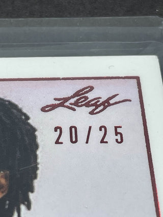 2022 Leaf Shaedon Sharpe Red Auto 20/25