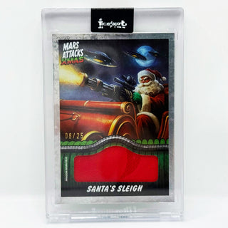 2026 Topps Mars Attacks Xmas Santa's Sleigh Invasion Worn Relic 08/25