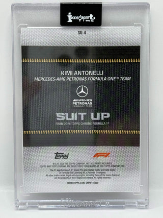 2026 Topps Chrome F1 Kimi Antonelli Suit Up #SU-4