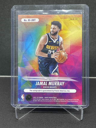 2021-22 Panini Hoops Jamal Murray Ink Hoops Auto #HI-JMY