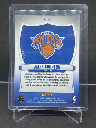 2023-24 Panini Phoenix Jalen Brunson Crusade Red Scope 55/75