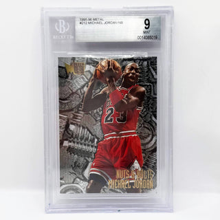 1995-96 Fleer Metal Michael Jordan Nuts & Bolts BGS Mint 9