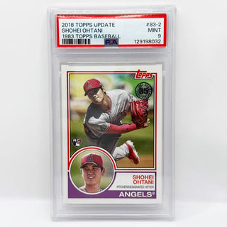 2018 Topps Update 35th Anniversary Shohei Ohtani Rookie PSA Mint 9