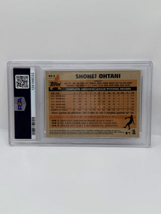 2018 Topps Update 35th Anniversary Shohei Ohtani Rookie PSA Mint 9