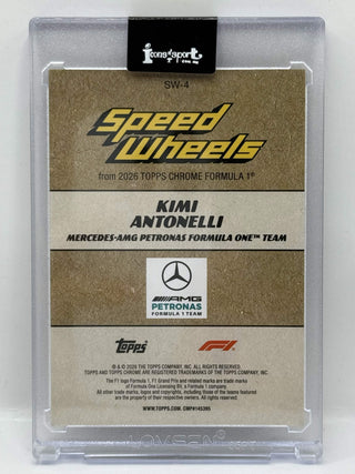 2026 Topps Chrome F1 Kimi Antonelli Speed Wheels #SW-4