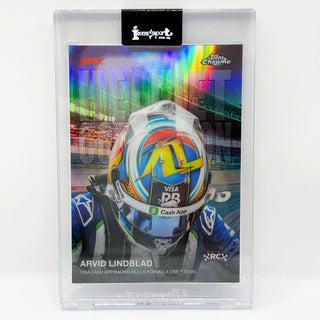 2026 Topps Chrome F1 Arvid Lindblad Helmet Collection Rookie #HC-12