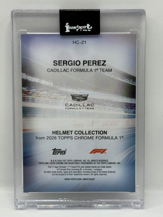 2026 Topps Chrome F1 Sergio Perez Helmet Collection #HC-21