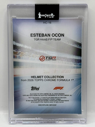 2026 Topps Chrome F1 Esteban Ocon Helmet Collection #HC-16