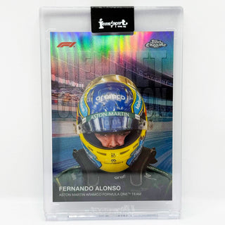 2026 Topps Chrome F1 Fernando Alonso Helmet Collection #HC-13 (B)