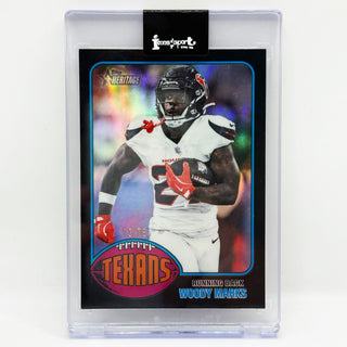 2026 Topps Heritage Woody Marks Black Refractor 13/76